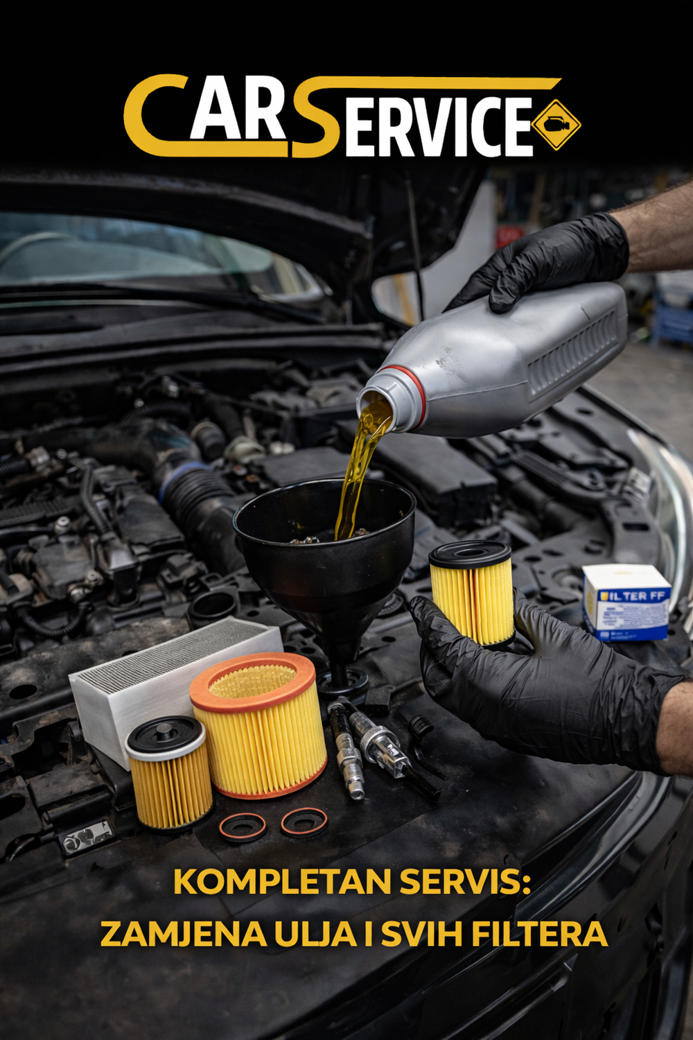 Full Maintenance: Oil and All Filters Change