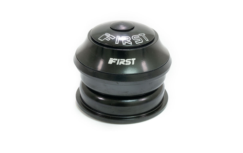 Рулевая колонка FIRST, 1-1/8", б/резьбовая, п/интегрированная, ZS 44/28,6  ZS 44/30, подшип. 5/32"x20- 2шт, с якорем, высота 20.4мм, черн.