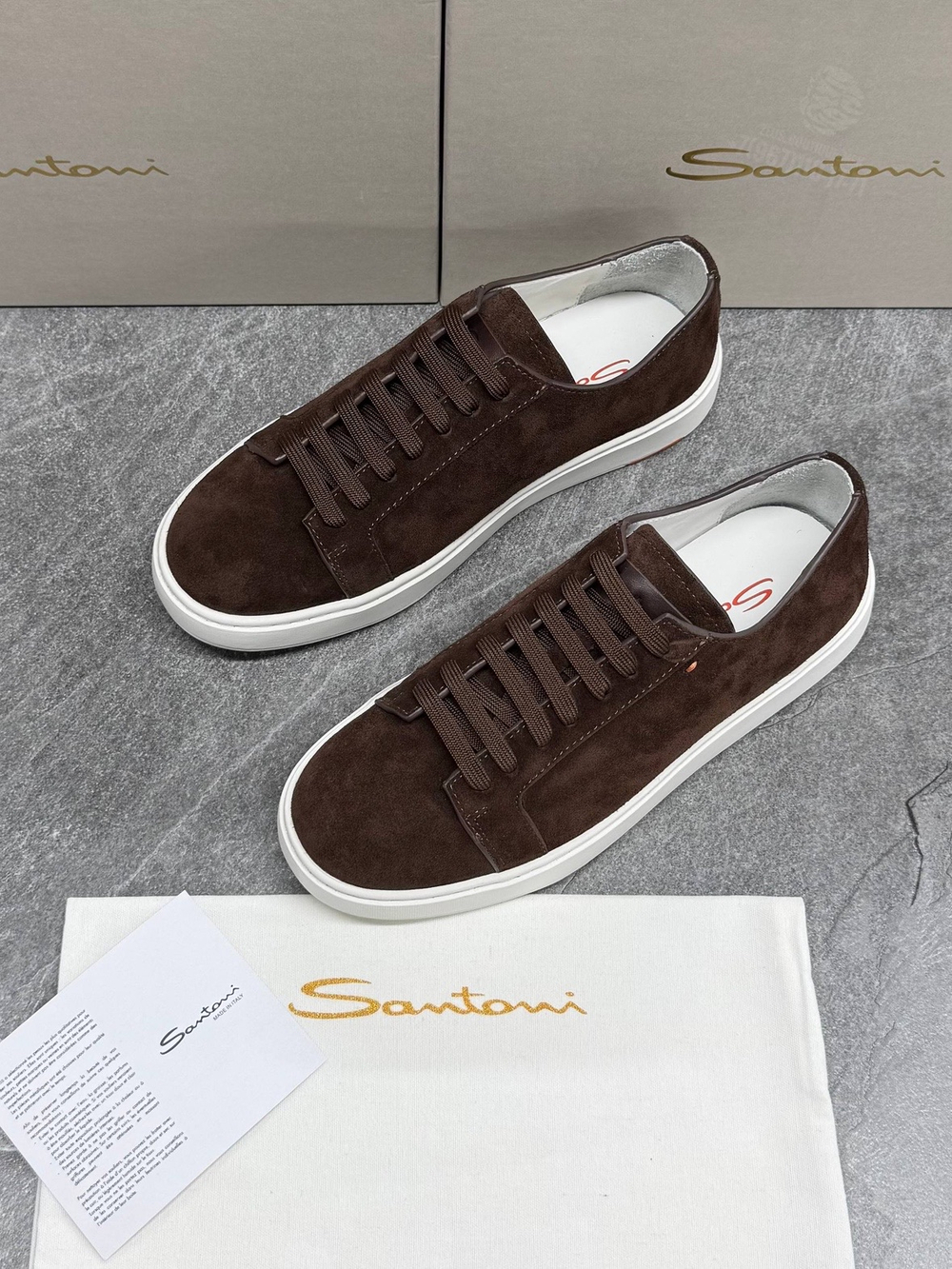 Кроссовки Santoni Cleanic