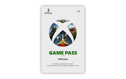 Карта оплаты Xbox Game Pass Ultimate на 3 месяца [Цифровая версия] (US) (для ПК, цифровой код доступа)
