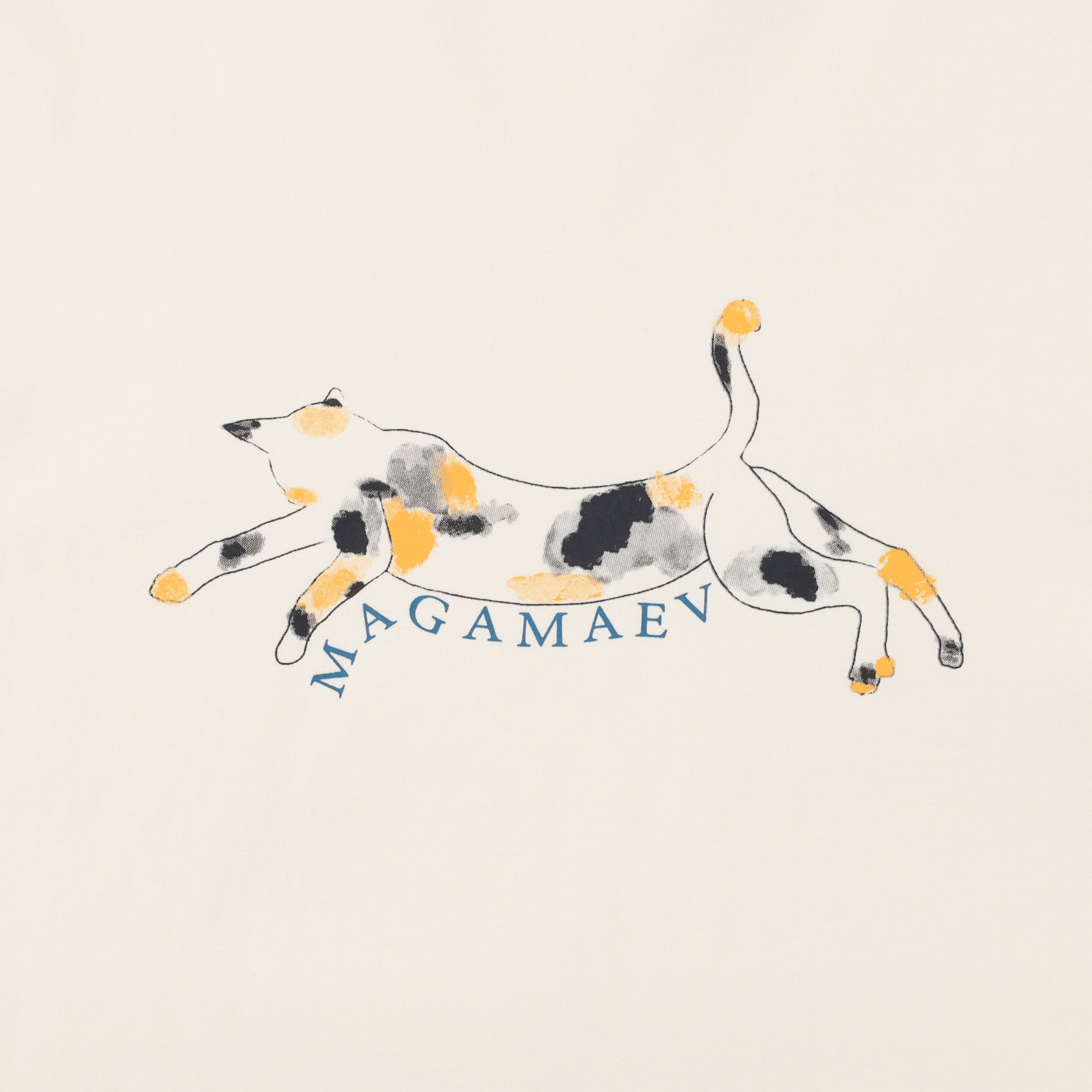 Футболка Magamaev Neko T-Shirt (cream) артикул: - купить в магазине Дайс