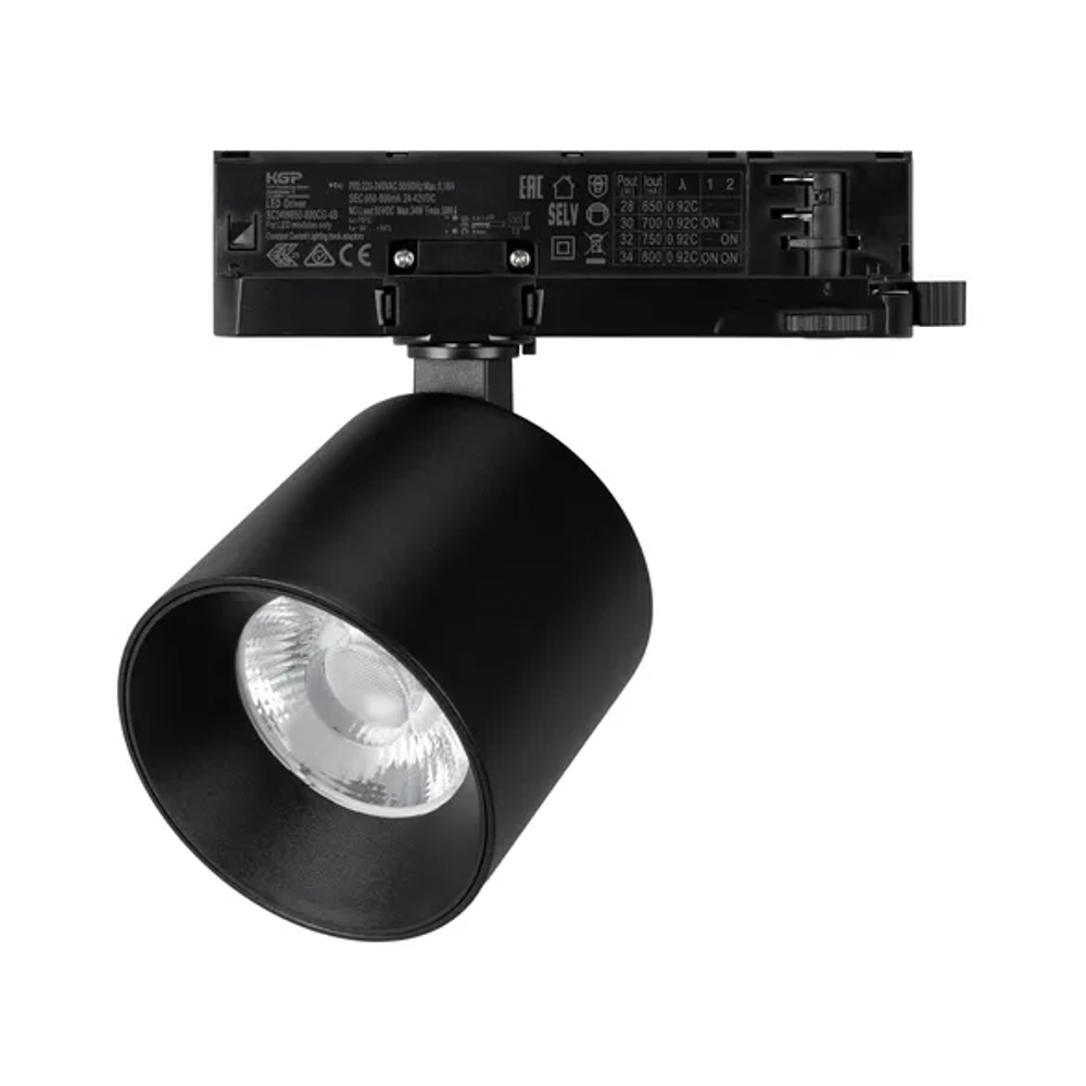 Светильник LGD-DYKE-4TR-R90-26W Day4000 (BK, 20 deg, 230V) (Arlight, IP20 Металл, 5 лет) 052136