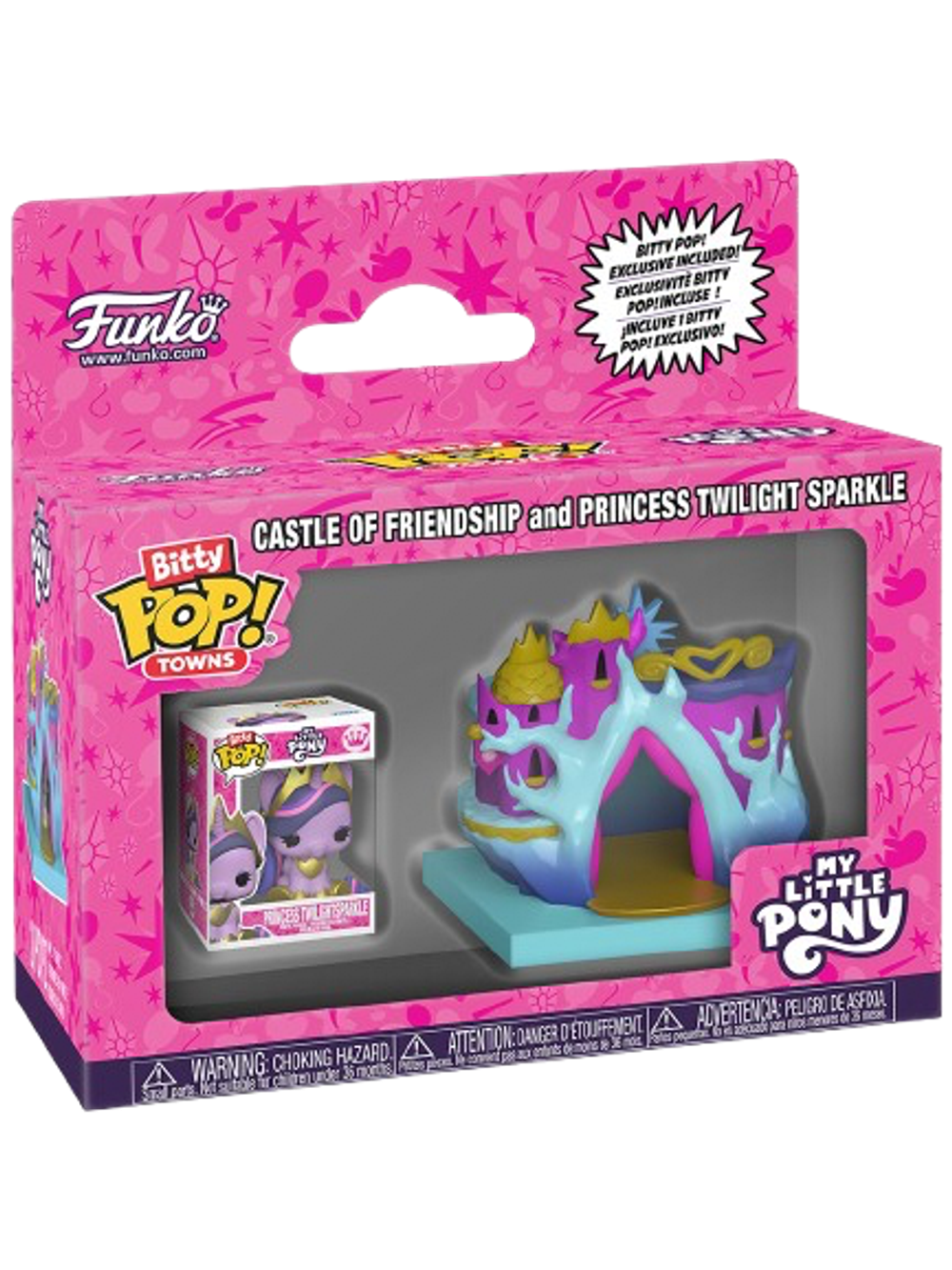 Набор Funko Bitty POP! Towns My Little Pony Castle of Friendship and Princess Twilight Sparkle