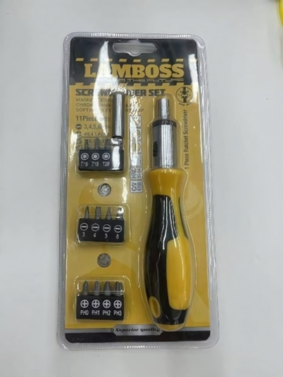 Набор сменных отверток (бит) Lamboss 13 предметов