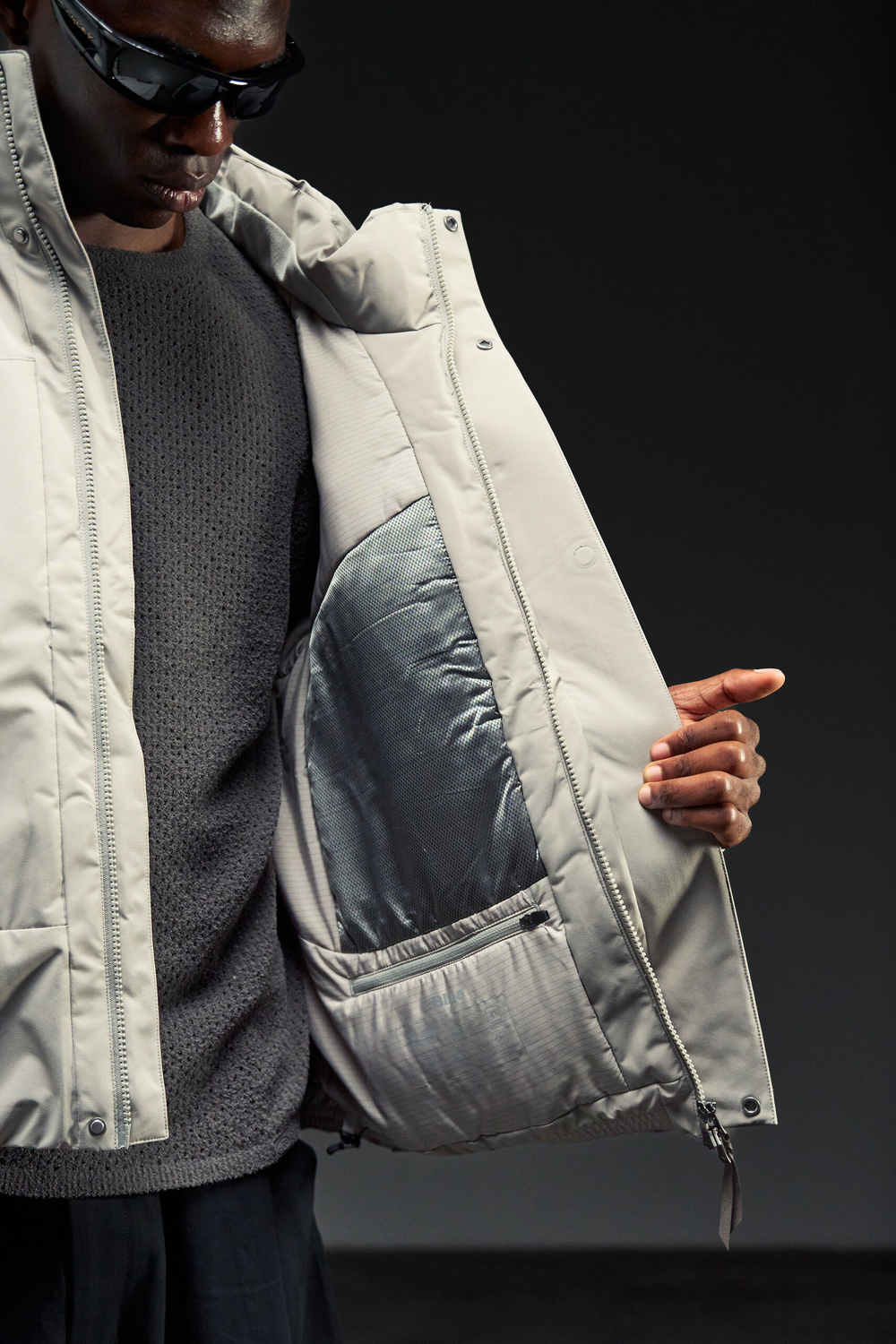 Куртка Blue Monte Heated Cotton Workwear Jacket "Sapp Gray"