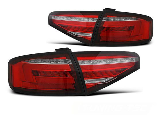 Задние фонари для Audi A4 B8 Sedan (12-15) LED динамические красные светлые