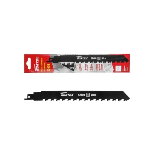 Пилка сабельная по кирпичу S 240B WORTEX 0318097