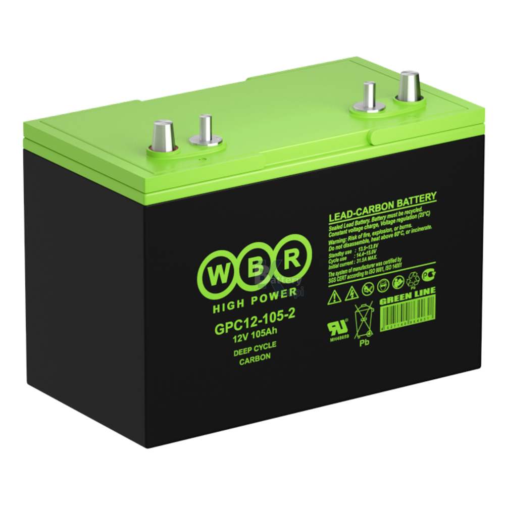 Аккумулятор WBR GPC 12-105-2 (AGM+CARBON)