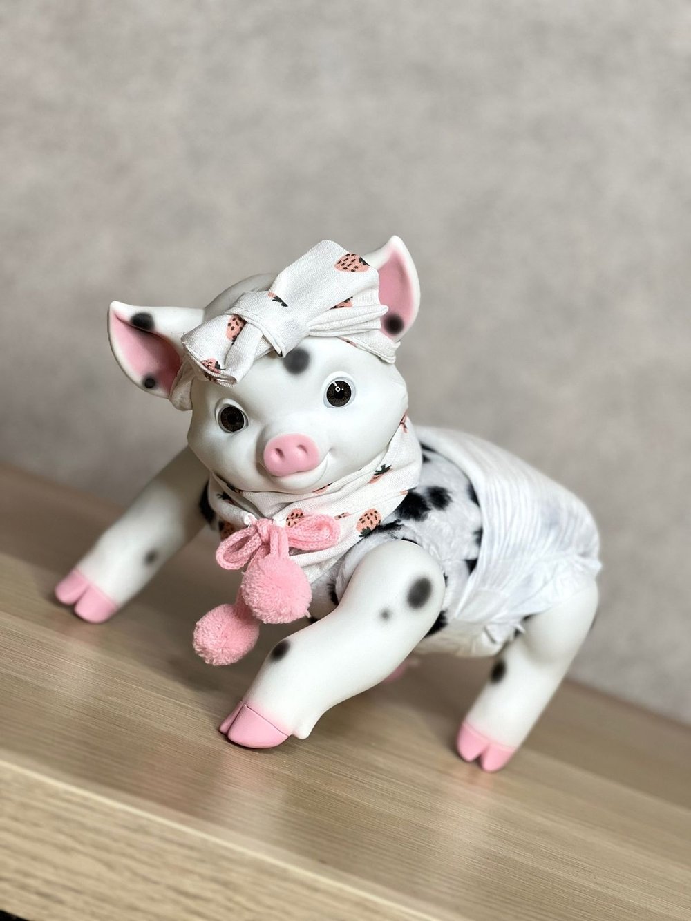 Игрушка мягконабивная 35см АниРеал Хрюшка (60140)
