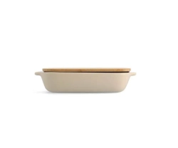 KitchenAid Керамическое блюдо 33x19,5x7,5 см миндальный крем EAN 4894871028661