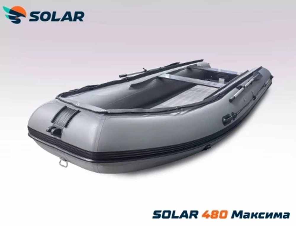 Лодка надувная моторная solar-480 к