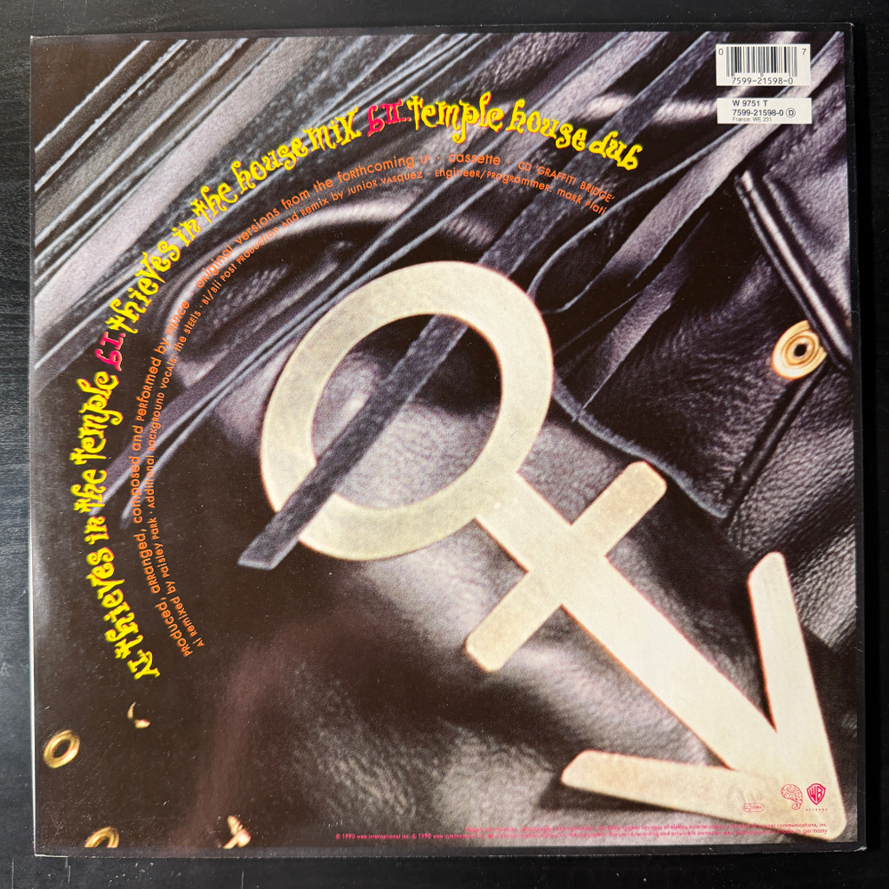 Prince ‎– Thieves In The Temple - Remix (Германия 1990г.) 12" 45 RPM