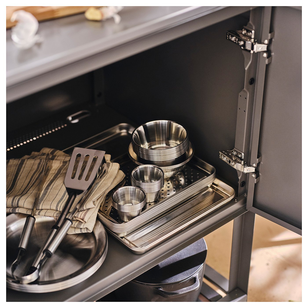 IKEA GRILLTIDER  (ИКЕА ГРИЛЛТИДЕР)  -  Миска для соуса - нерж. сталь 7 см