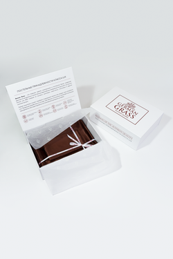 Постельное белье 2 спальное евро German Grass Блиссен Шоколад (Silk Bliss Chocolate Pie)