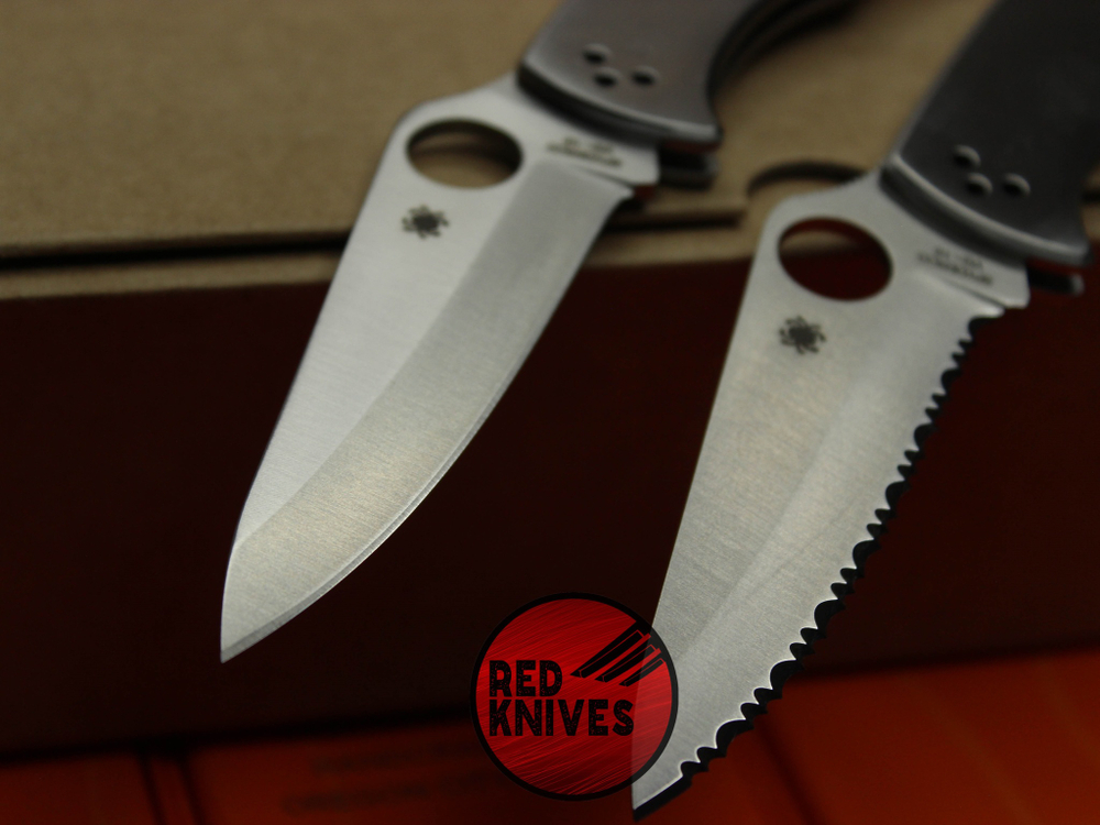 Нож Spyderco Endura® 4 Stainless - стальная рукоять, спуски сред