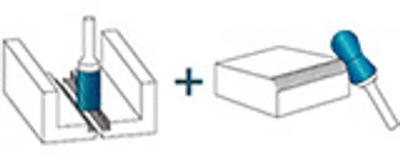 Комбинированная борфреза Karnasch Curve + Парабола с закругленной головкой
