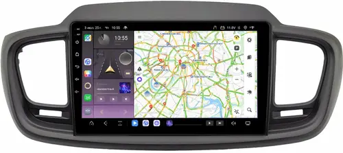 Магнитола для KIA Sorento Prime 2015+ (UM) - Kuberg OL-1738 QLed, Android 13, Быстрейшая, CarPlay, SIM-слот
