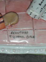 Статуэтка. Фарфор. Помощницы. Capodimonte. Италия