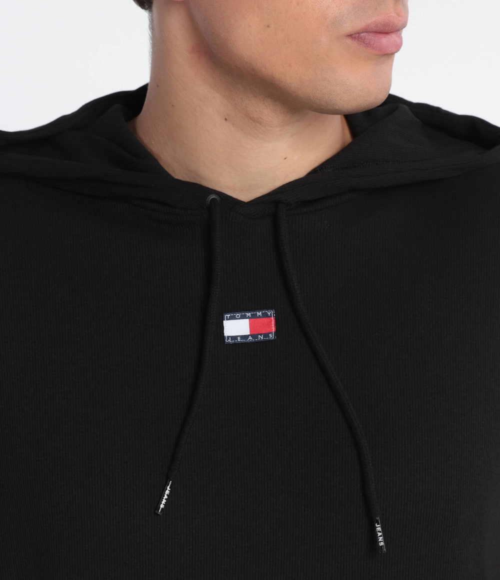 Худи RIB HOODIE Tommy Hilfiger - черный(UM0UM02964)