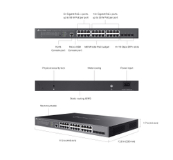 Коммутатор TP-Link Omada SG3428XMPP