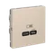 Розетка с USB C Systeme Electric ArtGallery Песочный GAL001227