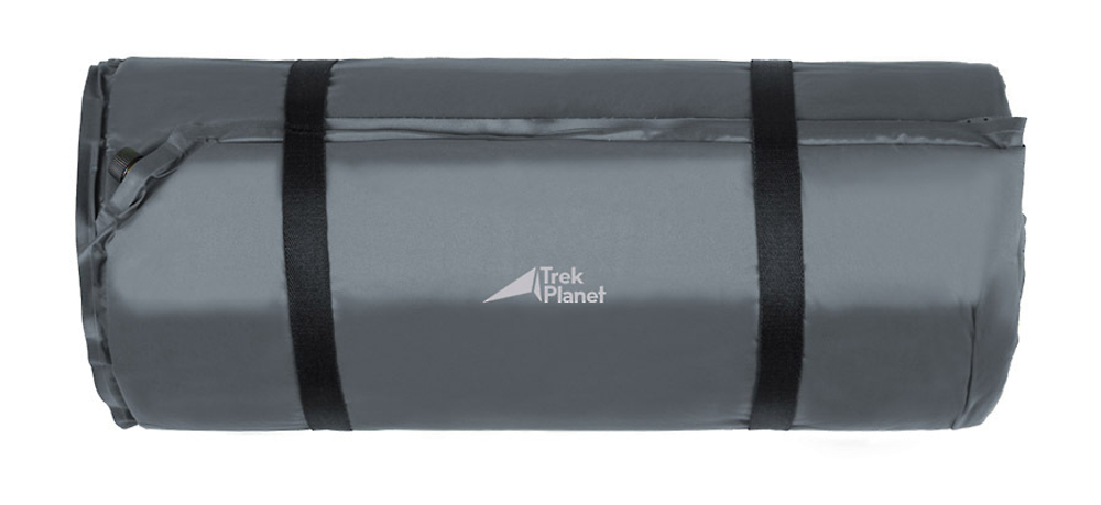 Коврик самонадувающийся Trek Planet Relax 70 double grey [70443]