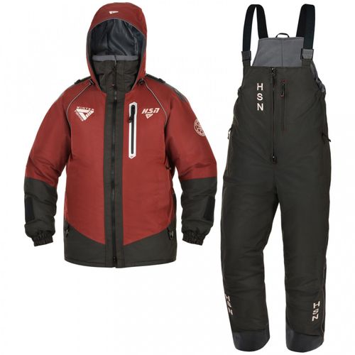 Костюм-поплавок мужской зимний "Rescuer II comfort" -40, hardguard, махагон, ХСН