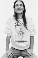 Свитшот оверсайз с принтом Cezanne - H&M
