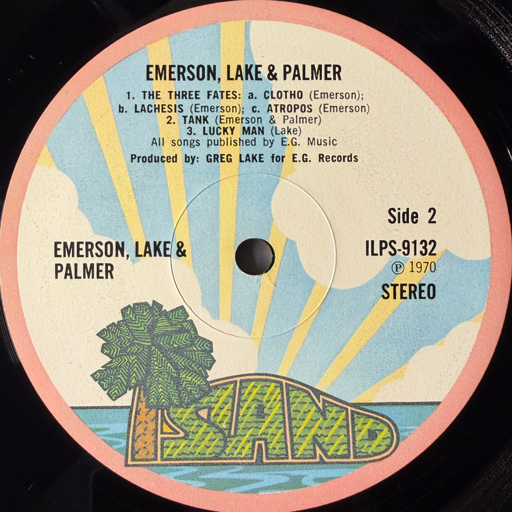 Emerson, Lake & Palmer ‎– Emerson, Lake & Palmer (Англия 1971г.)