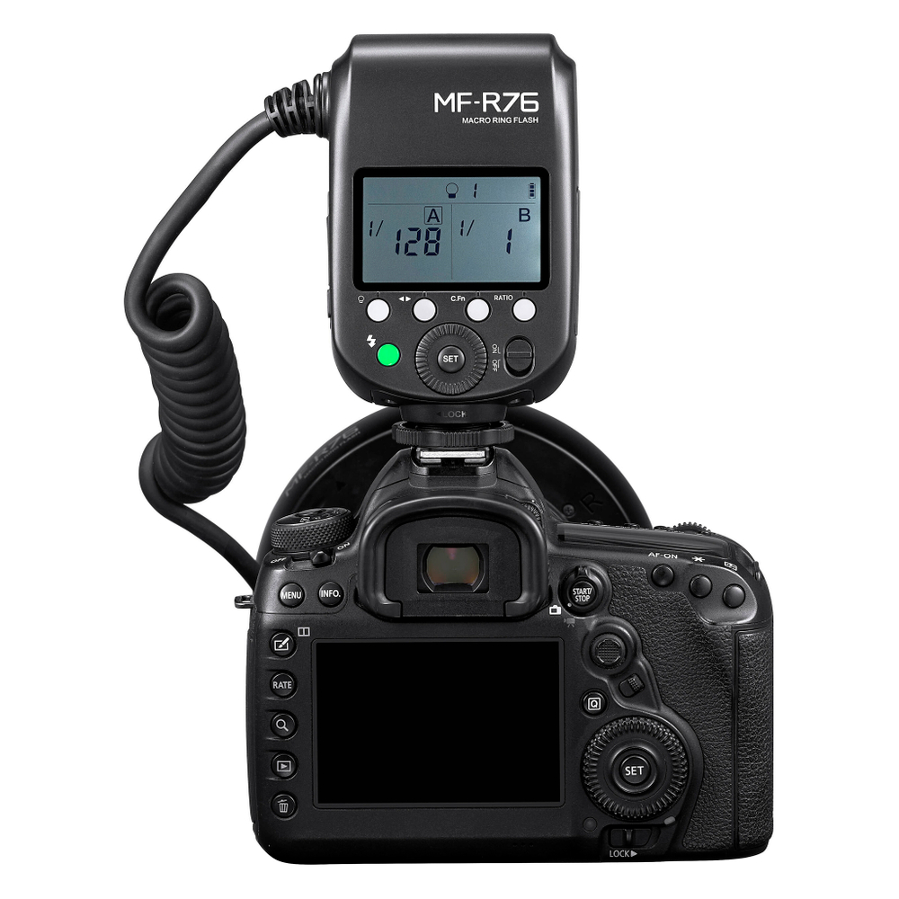 Вспышка для макросъемки Godox MF-R76 кольцевая