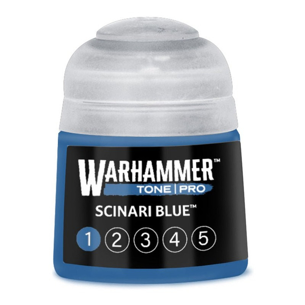 Краска Scinari Blue 1 — Warhammer Tone Pro, 12 мл, 20-341 (ПРЕДЗАКАЗ)