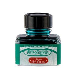 Чернила во флаконе Herbin 30 мл Metro Parisien зеленые (13835T)