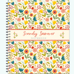 НОВИНКА! Тетрадь общая 48 листов на спирали "Scandy Summer Pattern"