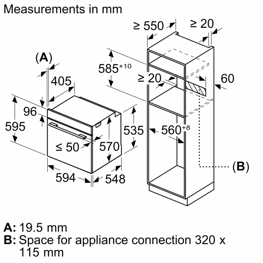 Духовой шкаф Bosch HBA5360B0