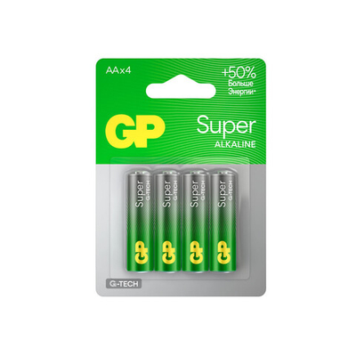 Элемент питания GP LR6 SUPER G-Tech BL/4