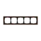 Рамка стеклянная на 5 постов Systeme Electric ArtGallery Pure Мокко GAL320605
