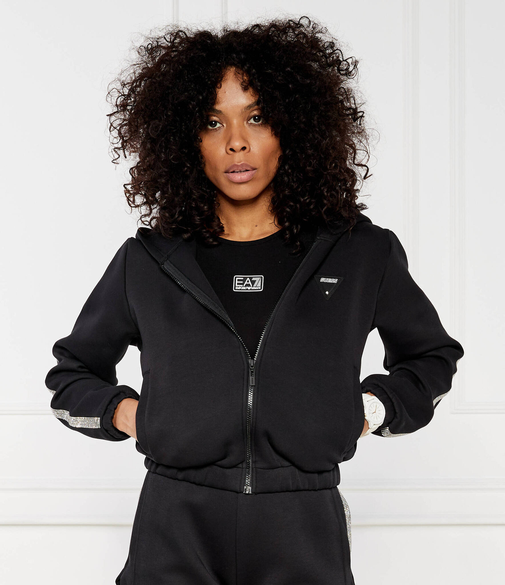 Худи KIARA GUESS ACTIVE - черный(V4GQ15 FL04P)