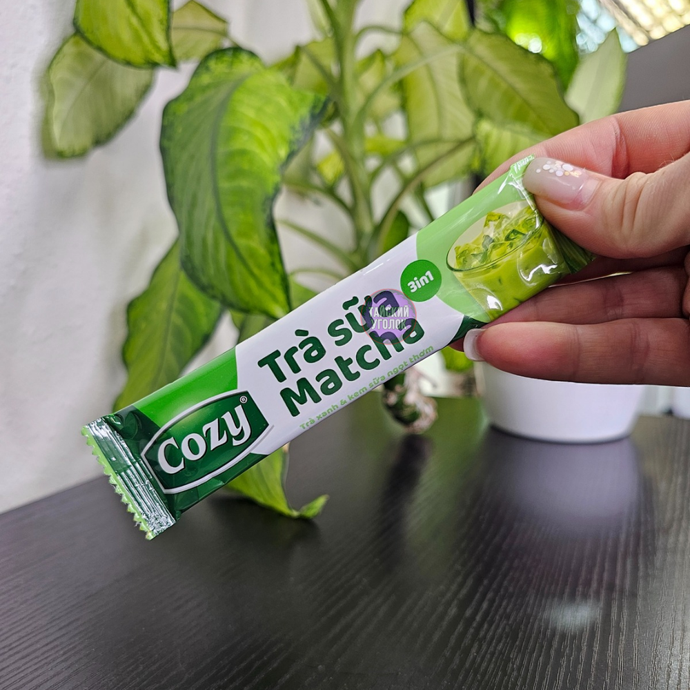 Чай Матча Латте COZY растворимый с жасмином 1 стик 17 гр