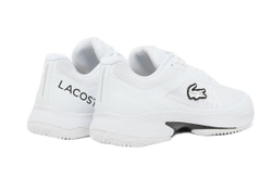 Мужские кроссовки теннисные Lacoste Tech Point Tennis - white/white/black