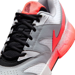 Мужские кроссовки теннисные Nike Court Lite 4 HC Premium - white/hot lava/wolf grey