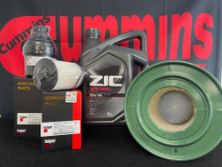 Комплект для ТО с ZIC X7 и низким воздушным фильтром Газель Cummins ISF 2.8