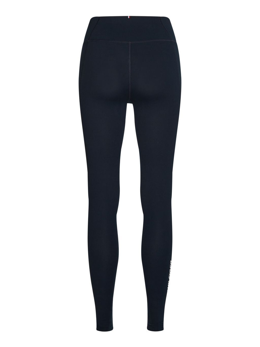 Leginsy Tommy Hilfiger RW Split Graphic Legging - Бирюзовый