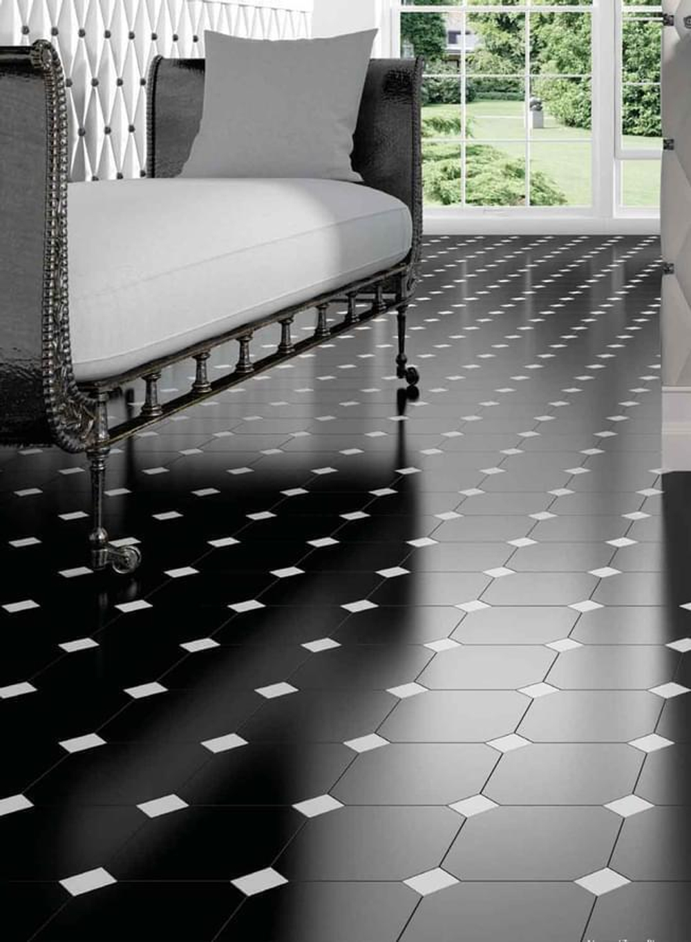 Adex Pavimento Hexagono Light Gray 20x23