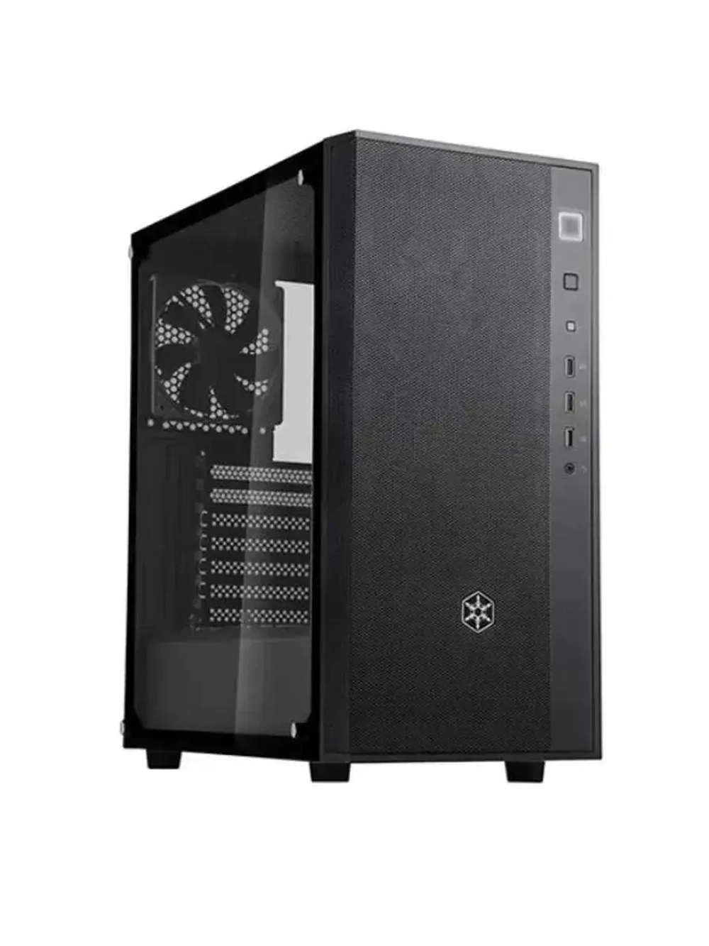 Компьютерный корпус Fara R1 SST-FAR1B-G BLACK