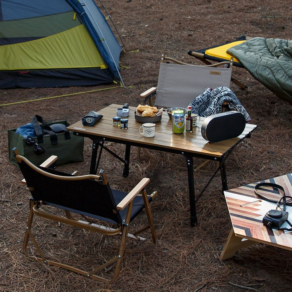 Стол складной Naturehike MW03 NH19Z003-D, цвет орех, 6927595798072