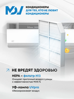 Инверторная сплит-система бризер MDV NOVA 3-IN-1 MDSAH-12HRFN8/MDOAH-12HFN8