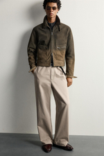 БРЮКИ ЧИНОС RELAXED FIT С ЭФФЕКТОМ ПОТЕРТОСТИ — ZARA · 2005/804