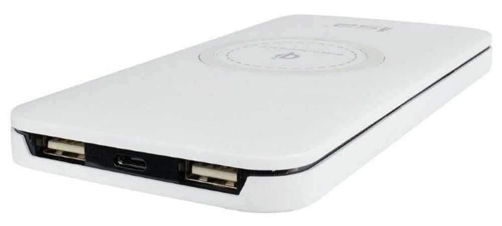 Isa W2  8000 mAh с функцией беспроводной зарядки черный 112121 Внешний аккумулятор
