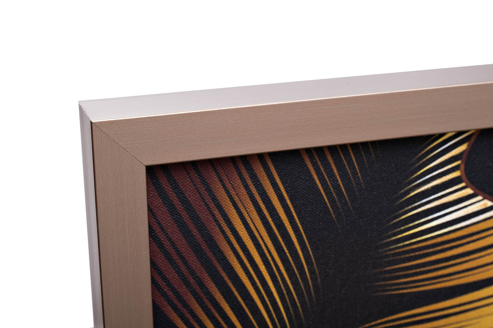 Картина 100x70см Garda Decor 89VOR-Golden Lives-4 Золотые листья-4