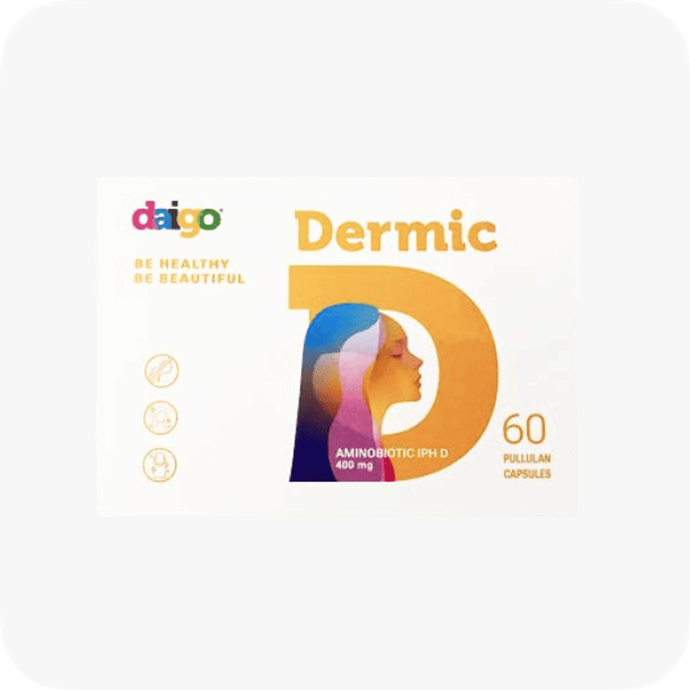 Daigo Dermic | Комплекс с пептидом хлореллы для кожи, волос и ногтей, 60 капсул